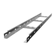 Лестничный лоток замковый с боковой перфорацией оцинкованный НЛЗ-100х50-1,2-3000