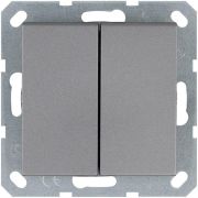 Кнопка 2-кл. 10А IP20 с переключающим контактом механизм алюм. Jasmart G3020S