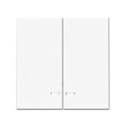 Выключатель 2-кл. ArtGallery (сх. 5а) 10AX с подсветкой быстрозажим. клем. механизм бел. SE GAL000153S