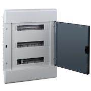 Щиток Тусо скрытая проводка на 54 модуля с дверцей 645х464х116мм (серый с прозр. дверцей) Ruvinil 68154СП