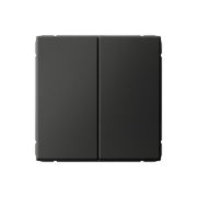 Выключатель 2-кл. ArtGallery 10AX быстрозажим. клем. механизм базальт SE GAL001451S