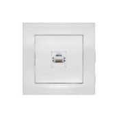 Розетка компьютерная 1-м СП Бриллиант бел. UNIVersal 7947601