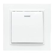 Выключатель 1-кл. СП Минск 10А IP20 с индикатором бел. Basic EKF ERV10-121-10