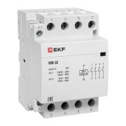 Контактор модульный КМ 32А 4NО (3 мод.) EKF km-3-32-40