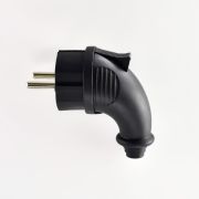 Вилка угловая 16А 2P+PE 220-240В IP44 каучук LEZARD 106-0400-0108/108